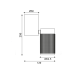 Φωτιστικό Οροφής  Μονόφωτο 1XGU10 Megatron1 Μαύρο |  Aca | YL10C117BK